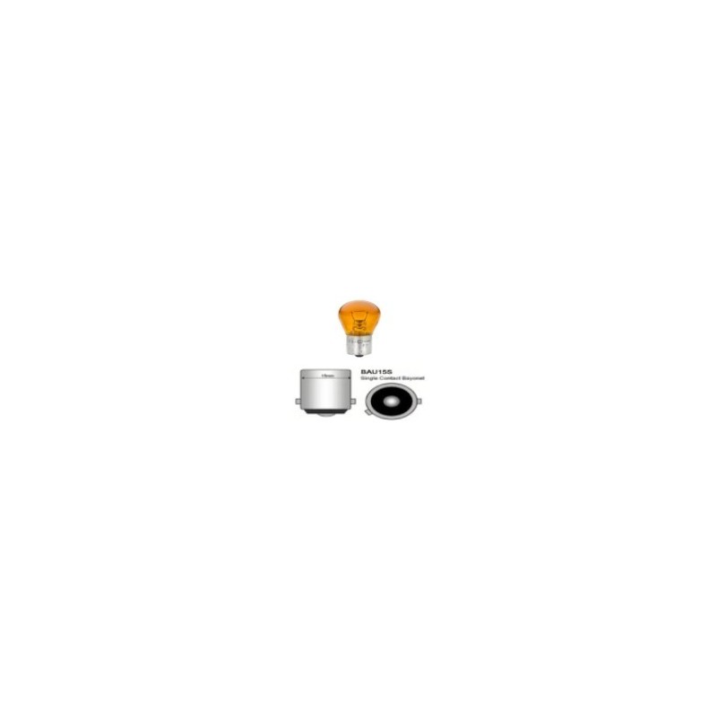 Lampada P21W-12V Vetro Dipinto Amber 39014