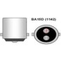 Lampada P21/5W - 12V - BA15D 39340