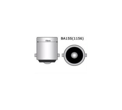 Lampada P21W - 12V - Amber BA15S 39345 - 83-39345 - 83-39345