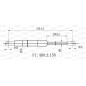 Molla A Gas destro/Sinistro Portellone posteriore (400N L.470MM) per Dacia Sandero e Sandero Stepway DA2249055