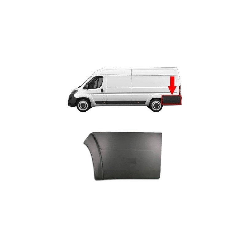 Pannello Parafango posteriore sinistro S/Foro per Citroen Jumper (9**), Fiat Ducato (250) e Ducato (9**) e altri modelli 213042