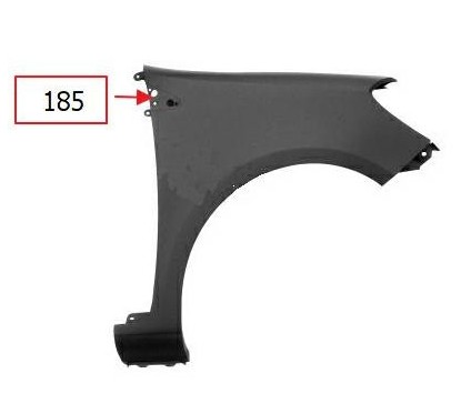 Parafango anteriore D. Renault-Renault Clio 2005 00274012 - 49-00274012 - 49-00274012