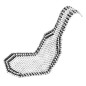 Tappeto/Coprisedile per Auto con Perline Massaggiante 01124