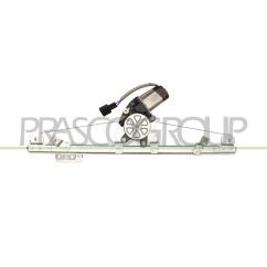 Alz.elett.anteriore destro (5P) Fiat Panda 2012- anche per Fiat Panda 4X4 - Natural Power FT124W025 - 64-FT124W025 -