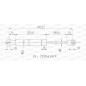 Molla A Gas destro/Sinistro Portellone posteriore (Mod. 3P.) (330N per Fiat Punto (188) e Punto (3 Porte) (188) FT3409055