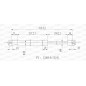 Molla A Gas destro/Sinistro Portellone posteriore (340N L.410MM) per Renault Clio RN3259055