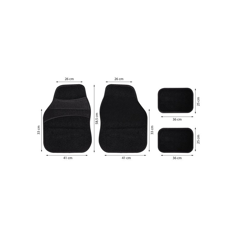 Tappetini in Tessuto per Auto Tcm-02 - 04696