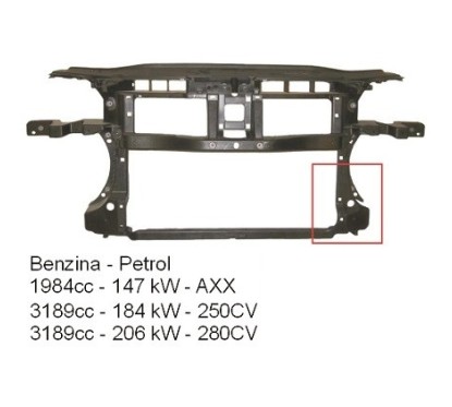 Frontale (Mod. Bz 2.0/147KW-3.2/184/206KW) Vw Volkswagen Passat dal 200510 110162 - 53-110162 - 53-110162