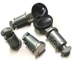 Kit 4 Cilindri + 1 Serratura (C/Chiavi) per Portasci "Exclusive" 3040461000 - 96-3040461000 - 96-3040461000
