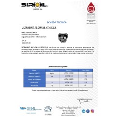 ULTRASINT FE 0W-16 | Olio Sintetico API SP | ILSAC GF-6B | 12 x 1 L | 10501