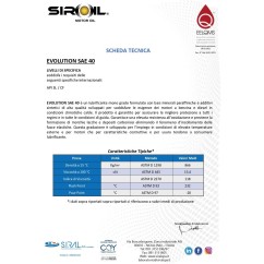 EVOLUTION SAE 40 | Olio Motore Minerale Monogrado Benzina e Diesel | API SL/CF | 12 x 1 L - 27O-14301 - 27O-14301