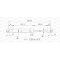 Molla A Gas destro/Sinistro Portellone posteriore (350N L.456MM) per Fiat 500 (312) FT0309055