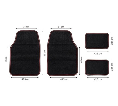 Tappetini in Tessuto per Auto Tcm-03 - 04697 - 69-04697 - 69-04697