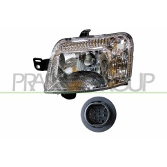 Proiettore sinistro H4 Ele.con Motore Mod. 09 per Fiat Panda e Panda 4X4 - Natural Power FT1224824 - 64-FT1224824 -