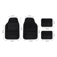 Tappetini in Tessuto per Auto Tcm-04 - 04698 - 69-04698 - 69-04698