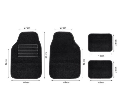 Tappetini in Tessuto per Auto Tcm-04 - 04698 - 69-04698 - 69-04698