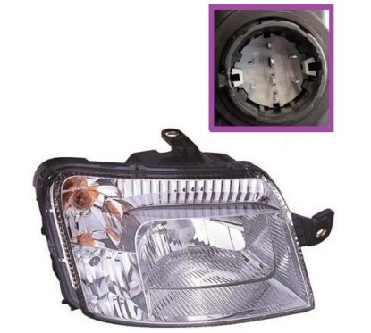 Proiett.destro H4 C/Mot 8 Pin Fiat Panda dal 200912 anche per Fiat Panda 4X4 - Natural Power 81003000