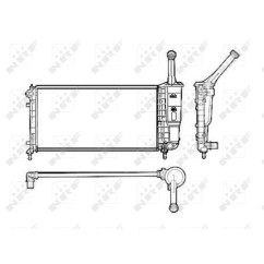 Radiatore Fiat 53616 - 32-53616 - 32-53616