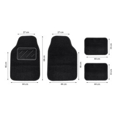 Tappetini in Tessuto per Auto Tcm-05 - 04699 - 69-04699 - 69-04699