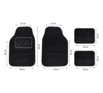 Tappetini in Tessuto per Auto Tcm-05 - 04699 - 69-04699 - 69-04699