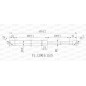 Molla A Gas Portellone posteriore destro/Sinistro per Fiat Panda GSR6012.00