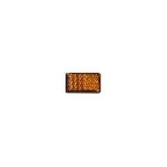 Catadiottro Rettangolare Adesivo Arancio 62X45MM (Singolo) 123113