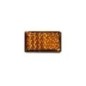 Catadiottro Rettangolare Adesivo Arancio 62X45MM (Singolo) 123113