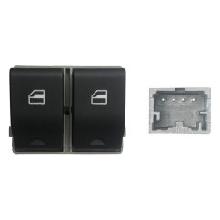 Blocco Porta anteriore sinistro (Connettore Grigio) (4 Pin) per Seat Ibiza IV (6L1)/Cordoba, Volkswagen Fox e Polo VKB76004
