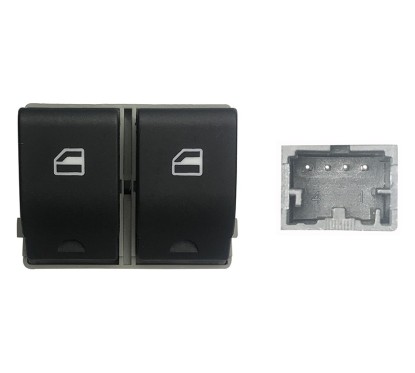 Blocco Porta anteriore sinistro (Connettore Grigio) (4 Pin) per Seat Ibiza IV (6L1)/Cordoba, Volkswagen Fox e Polo VKB76004