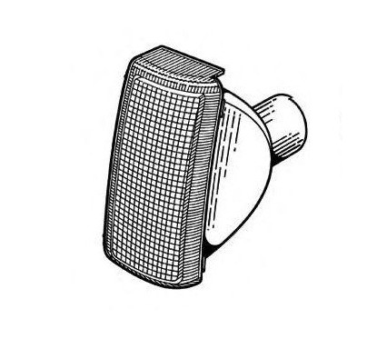 Gruppo ottico anteriore sinistro (Bianco) Corsa dal 198390 per Opel Corsa A 20413120 - 43-20413120 - 43-20413120