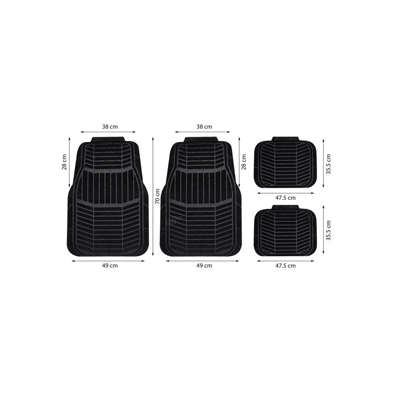 Tappetini in Tessuto per Auto Tcm-01 - 04695
