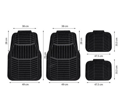 Tappetini in Tessuto per Auto Tcm-01 - 04695 - 69-04695 - 69-04695