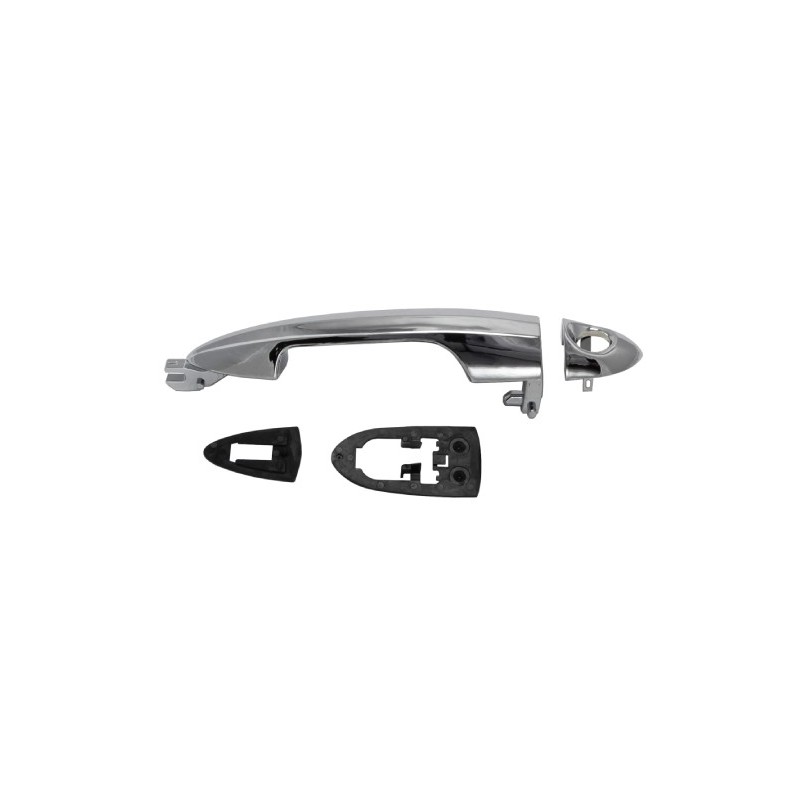 Maniglia Porta Esterna anteriore sinistro Cromata Lucida (Con Foro per Alfa Romeo Giulietta, Mito e Lancia Ypsilon AL80617