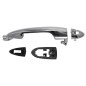 Maniglia Porta Esterna anteriore sinistro Cromata Lucida (Con Foro per Alfa Romeo Giulietta, Mito e Lancia Ypsilon AL80617