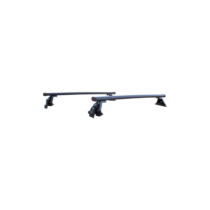 Coppia Barre "Pacific Basic" (Acciaio) + Kit Attacchi (68003) per Bmw 1 (E87), 1 (E87N) e 1 (F20/F21) e altri modelli 67110003