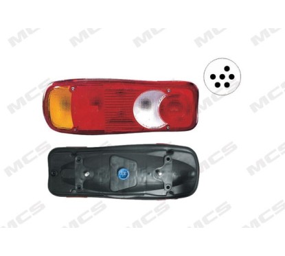Fanale L2318 Post.c/Passacavo C/Cat.destro/S 326602318