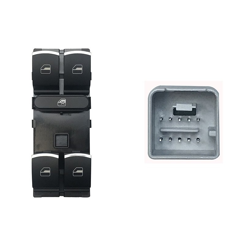 Blocco Porta anteriore sinistro (10 Pin) (Bordo per Volkswagen Golf (VI), Golf (VII) e Golf (VII.2) e altri modelli VKB76007