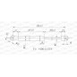 Molla A Gas Portellone posteriore destro/Sinistro per Volkswagen Polo GSR6003.00