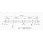 Molla A Gas Portellone posteriore destro/Sinistro per Fiat Marea (185), Opel Agila e Suzuki Splash GSR6044.00
