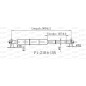 Molla A Gas Cofano anteriore destro/Sinistro per Fiat 500L (330) GSR6539.00