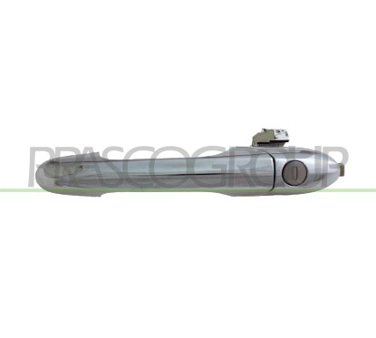 Maniglia Esterna anteriore sinistro Crom.-Con Foro Nottolino per Fiat 500 (312) FT0308002