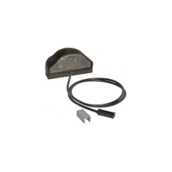 Fanale Targa destro/Sinistro Nero Regpoint (24V) (Cavo 0,5 Mt e Rubacorrente) 74505400 - 44-74505400 - 44-74505400
