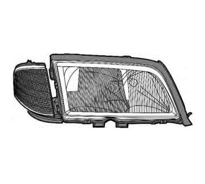 Proiettore sinistro (H1+H1+H7) (Con Fanale) Classe C dal 1996 per Mercedes Classe C (W202) 86667 - 15Q-86667 - 15Q-86667
