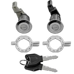 Kit Boccole Porte Anteriori destro+Sinistro (Con Chiave) per Renault Clio e Clio Campus/Storia AL80593 - 31-AL80593 -