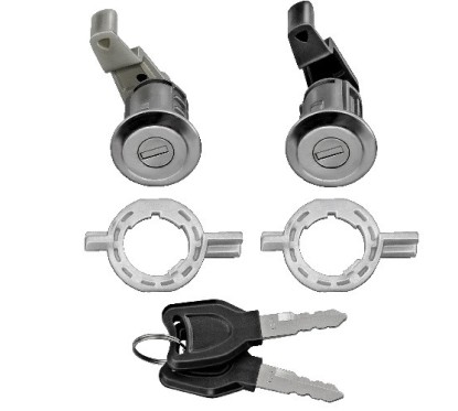 Kit Boccole Porte Anteriori destro+Sinistro (Con Chiave) per Renault Clio e Clio Campus/Storia AL80593 - 31-AL80593 -