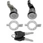 Kit Boccole Porte Anteriori destro+Sinistro (Con Chiave) per Renault Clio e Clio Campus/Storia AL80593