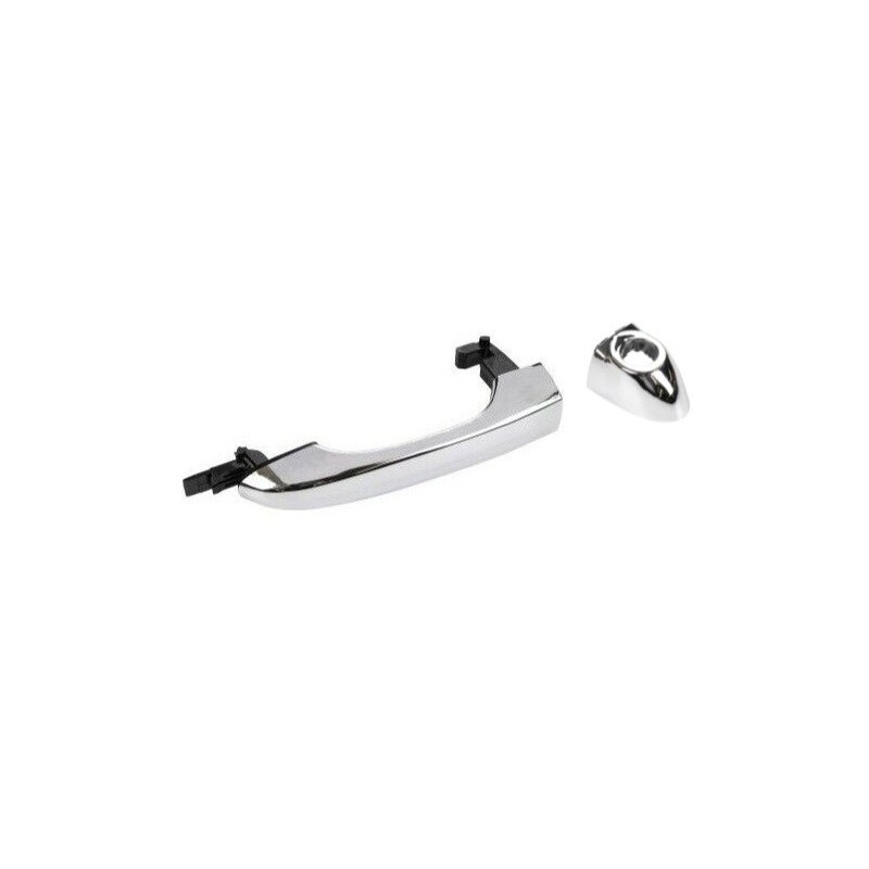Maniglia Esterna anteriore sinistro Cromata (Foro Serratura) per Fiat 500X (334) e 500X (Cross/Trekking) AL80896