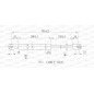 Molla A Gas destro/Sinistro Lunotto posteriore (Mod. Sw) (180N L.393MM) per Fiat Stilo (192) FT4209095