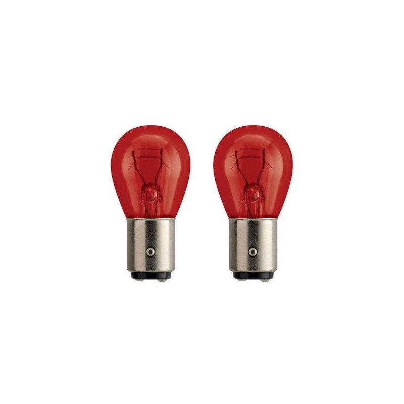 Lampada S25 - 12V - 5/21W - Rossa BAY15D 39560