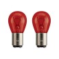 Lampada S25 - 12V - 5/21W - Rossa BAY15D 39560